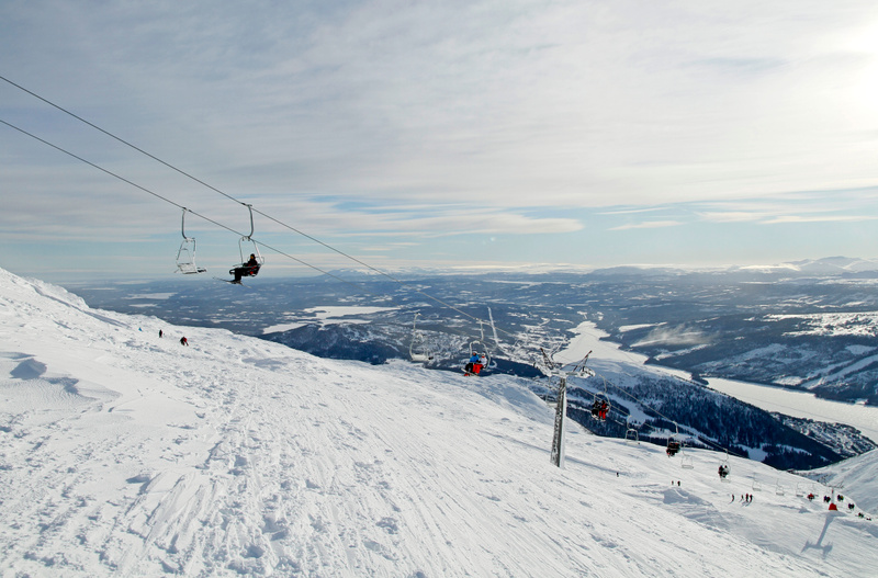 Åreskutans topp skidlift